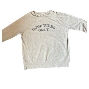 GRAYSON/THREADS Gray Woman’s Positive Affirmation Sweater Sz XL